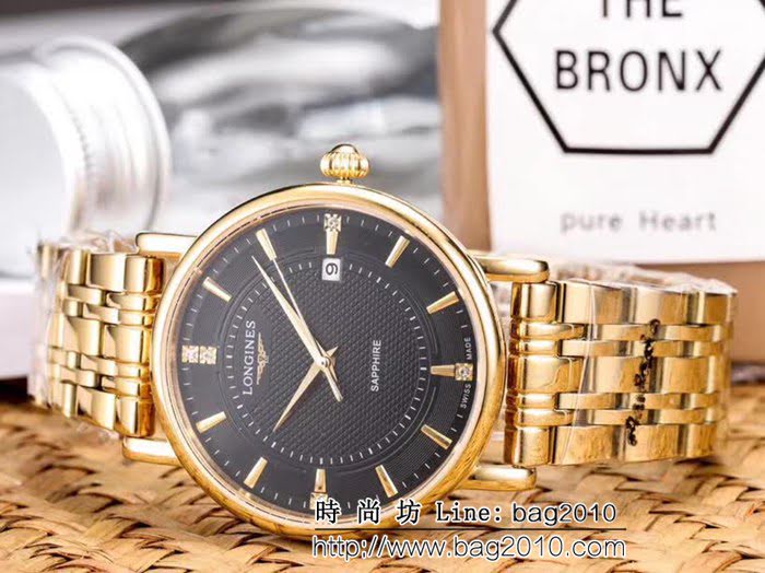 LONGINES浪琴 經典大三針 全自動機械 精品男士腕表 WSS0331